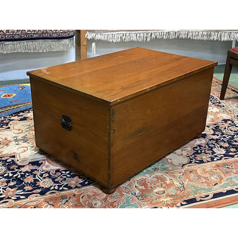 Vintage teak English chest 1950