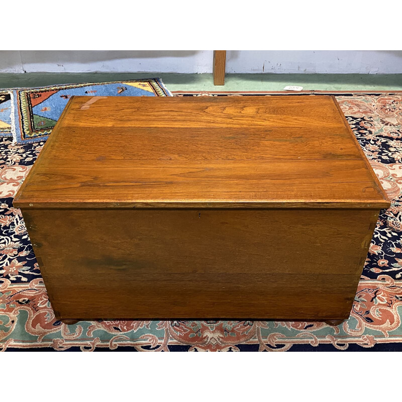 Vintage teak English chest 1950