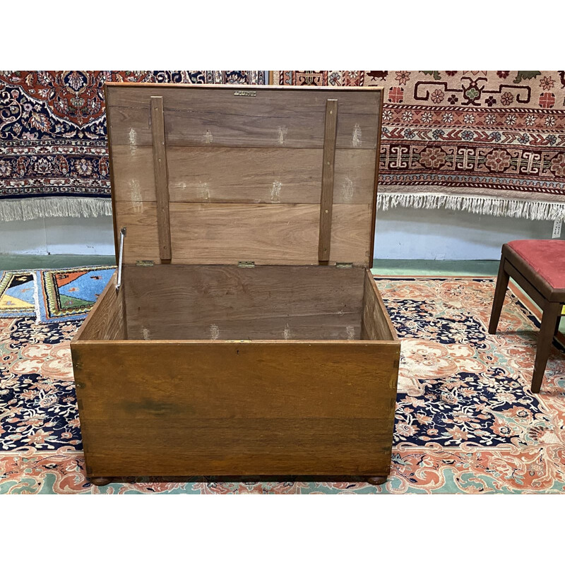 Vintage teak English chest 1950