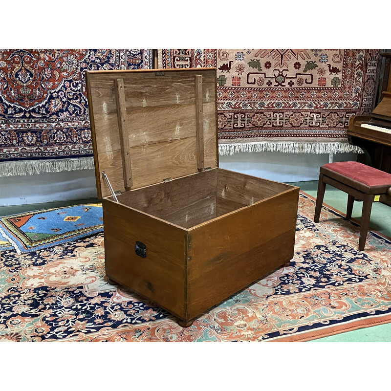 Vintage teak English chest 1950