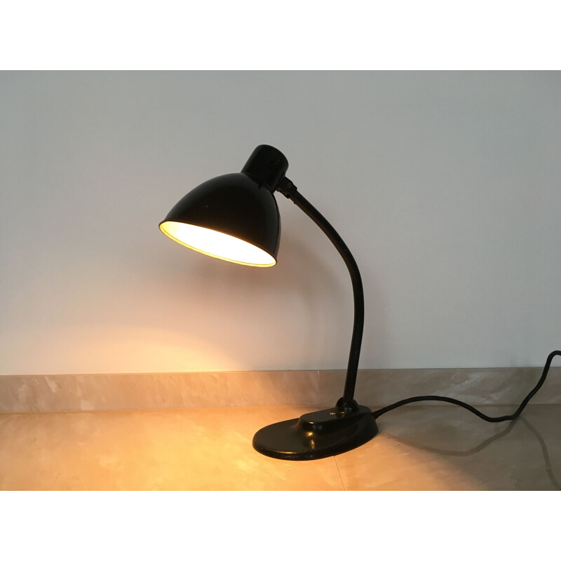 Vintage Bauhaus table desk lamp by Marianne Brandt for Kandem 1930s