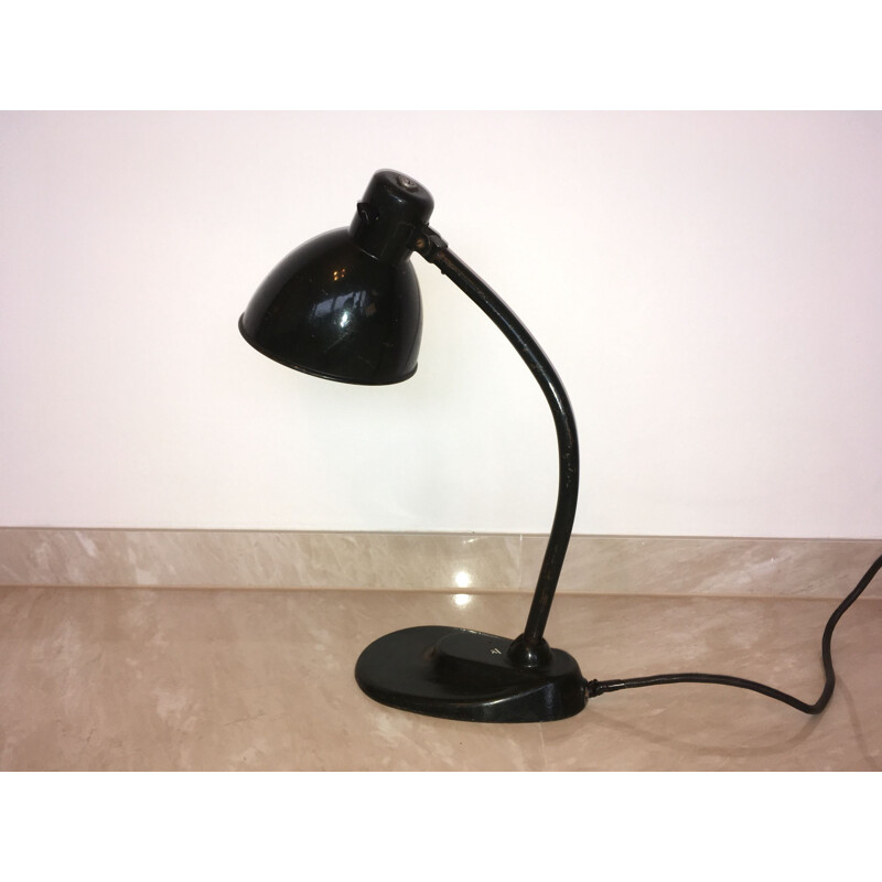 Vintage Bauhaus table desk lamp by Marianne Brandt for Kandem 1930s