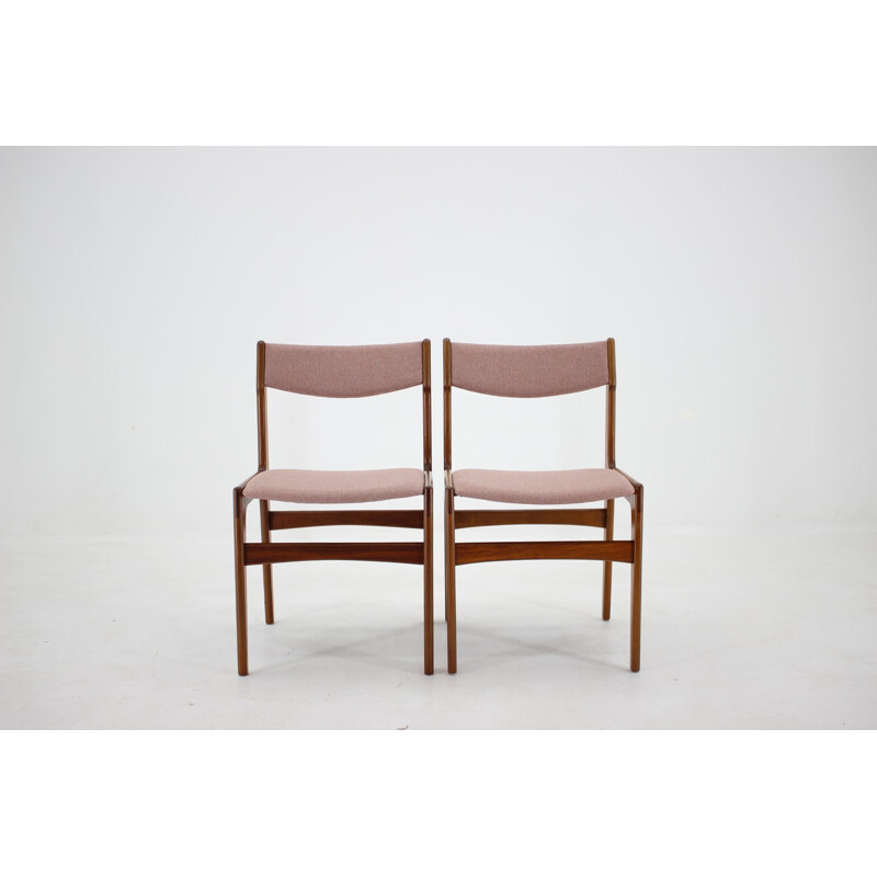 Ensemble de 6 chaises vintage danoises , 1960