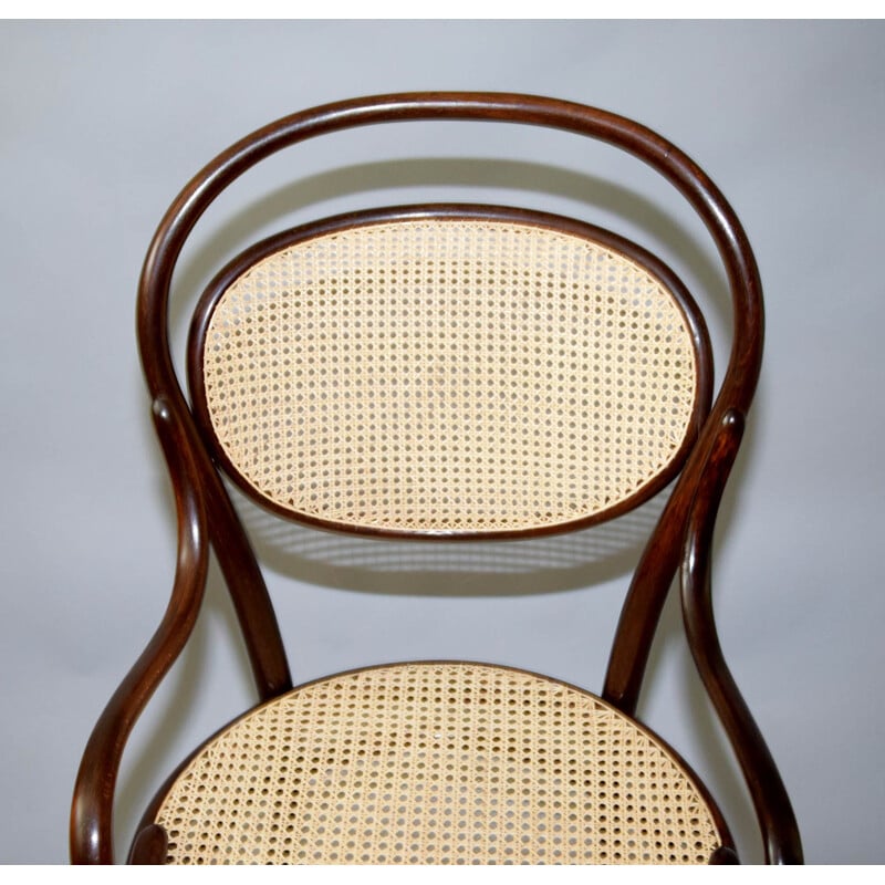 Silla de oficina Thonet vintage, modelo nº 15, 1900