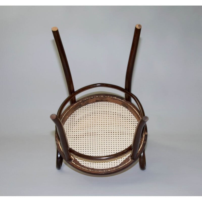 Silla de oficina Thonet vintage, modelo nº 15, 1900