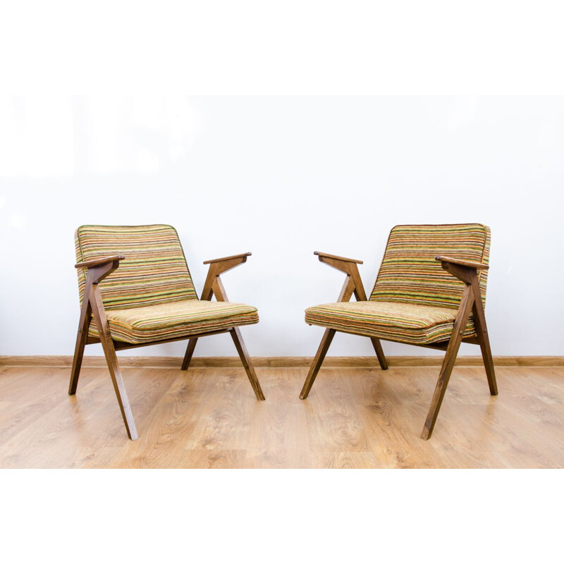 Pair of  vintage armchairs Type 300-177, 1970