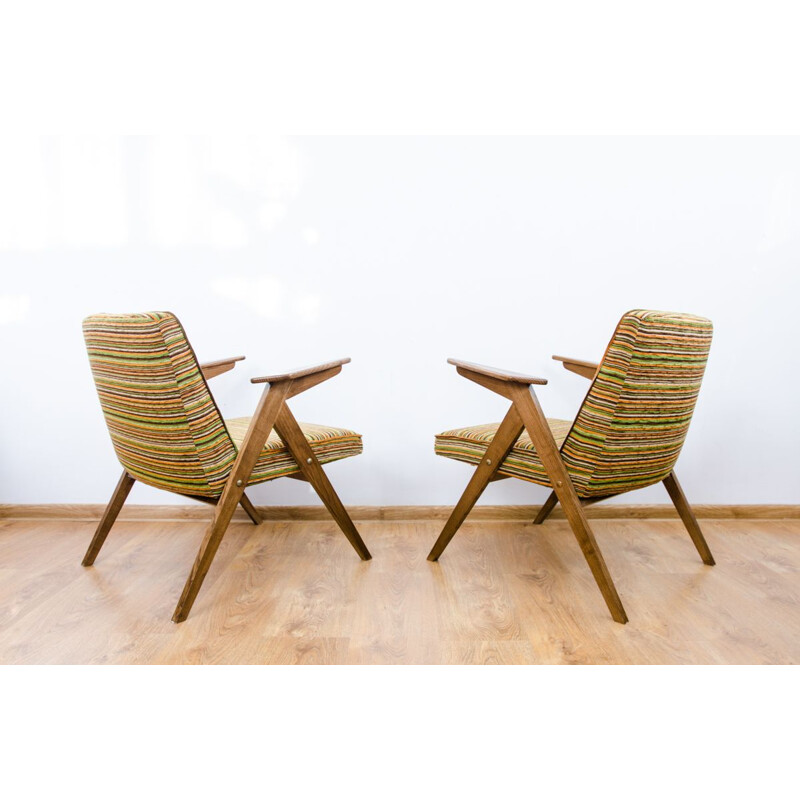 Pair of  vintage armchairs Type 300-177, 1970