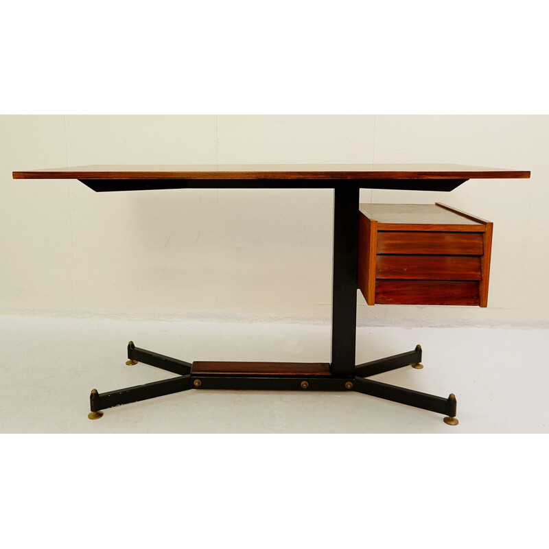  Small Italian vintage desk with drawers