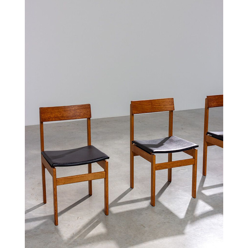 Set of 6 chairs by Jos De Mey for Van den Berghe Pauvers, 1960s