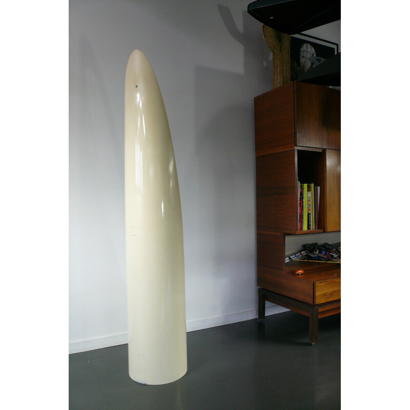Large Chabrière et Cie mirror in lacquered resin, Roger LECAL - 1970s