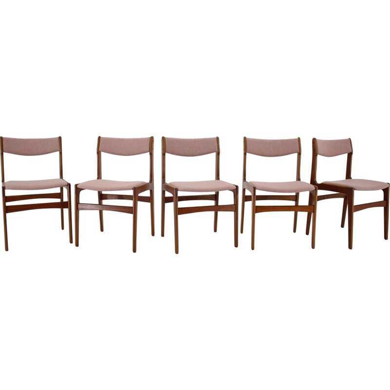 Set of 6 vintage Danish chairs, 1960