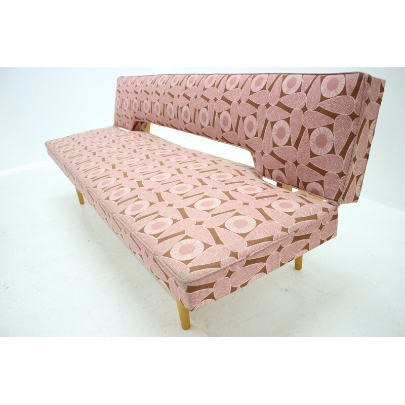 Vintage Pink Sofa by Miroslav Navratil by Interier Praha, 1960s