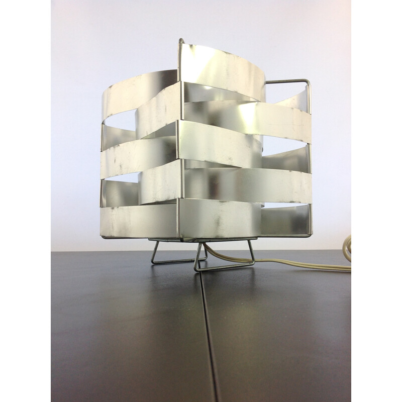 Lampe en aluminium, Max SAUZE - 1970