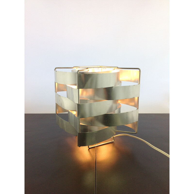 Lamp in aluminum, Max SAUZE - 1970s