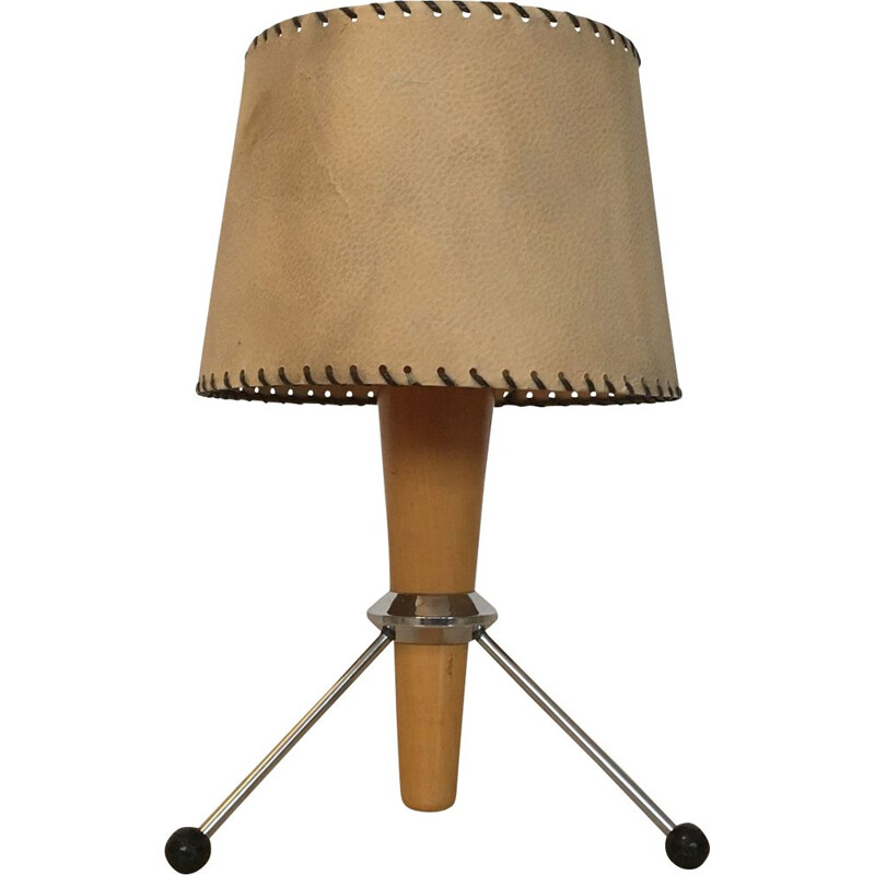 Lámpara de mesa vintage de la era espacial, 1960