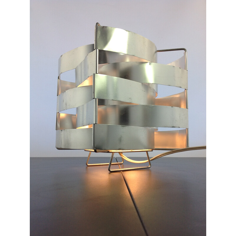 Lamp in aluminum, Max SAUZE - 1970s