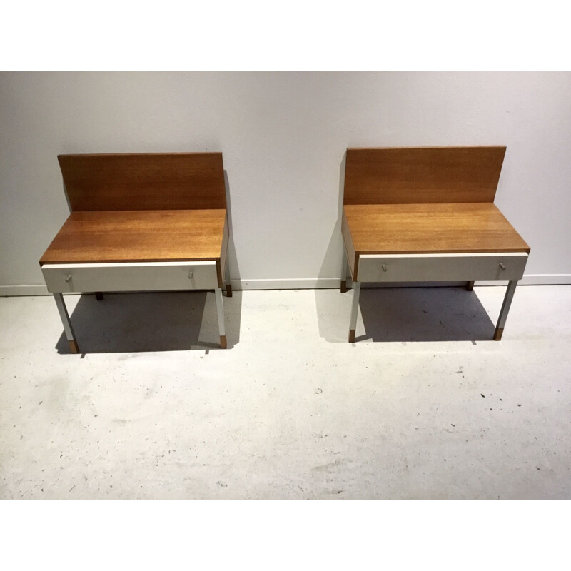 Vintage pair of Dutch nights stands 