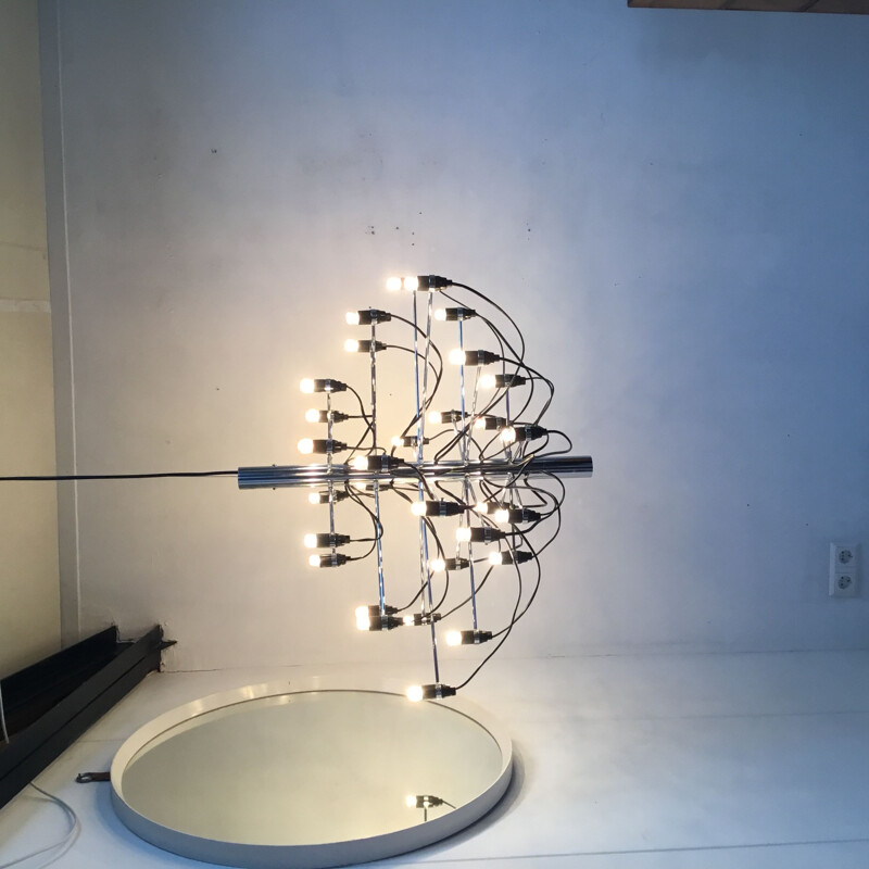 Vintage 2097 chandelier by Gino Sarfatti for Flos
