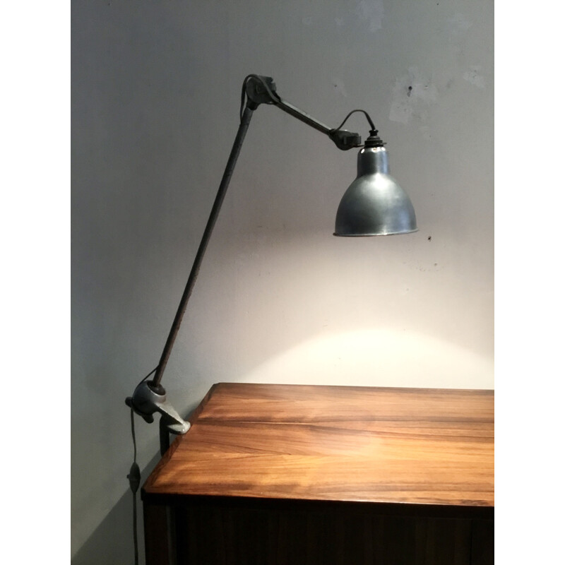 Lámpara de mesa vintage de Bernard-Albin Gras para Ravel-Clamart, 1930