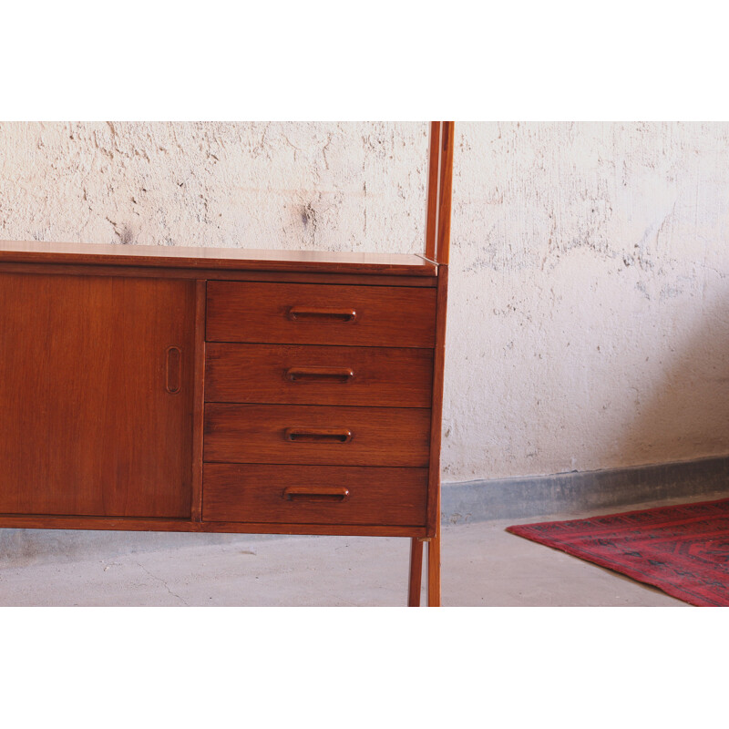 Small vintage teak bookcase, Sweden, 1960s