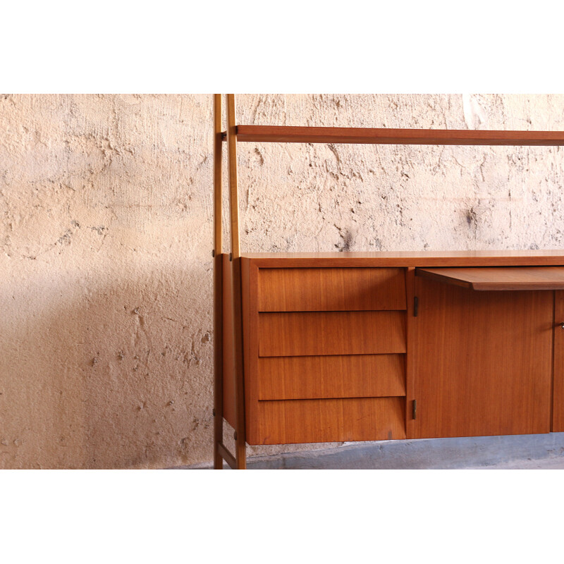 Vintage teak bookcase, Sweden, 1960s