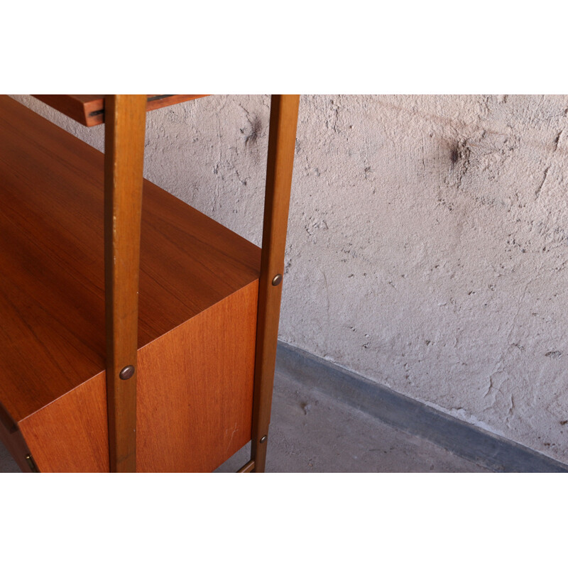 Vintage teak bookcase, Sweden, 1960s