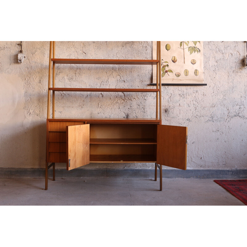 Vintage teak bookcase, Sweden, 1960s