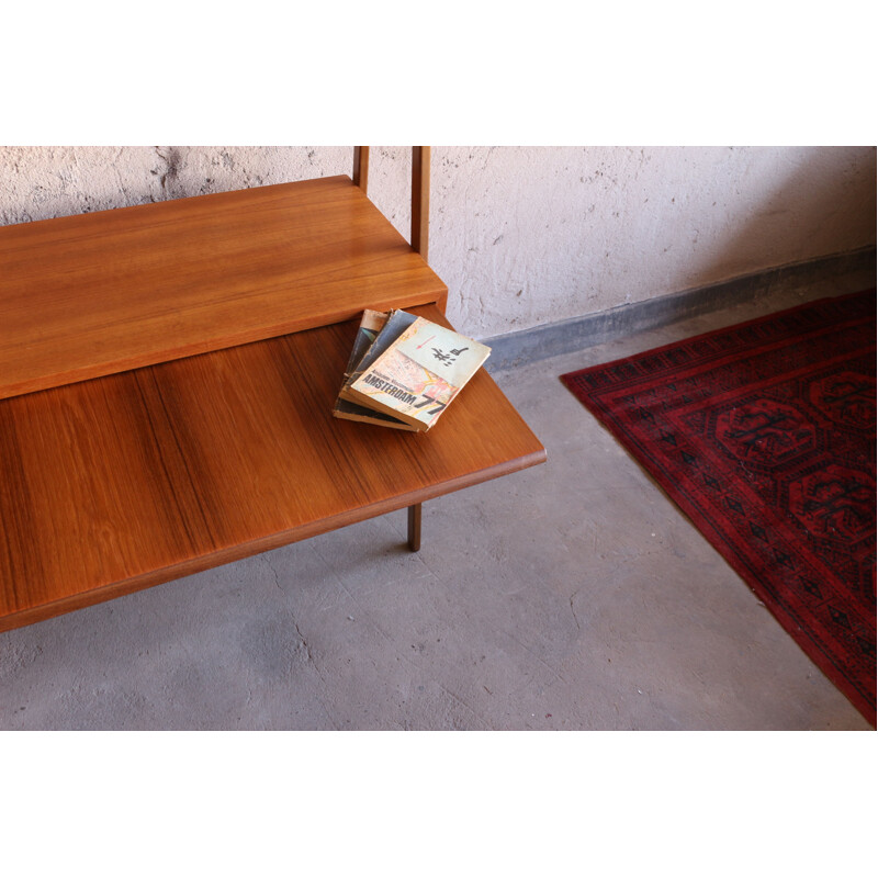 Vintage teak bookcase, Sweden, 1960s