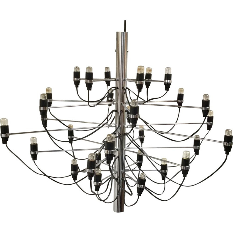 Vintage 2097 chandelier by Gino Sarfatti for Flos