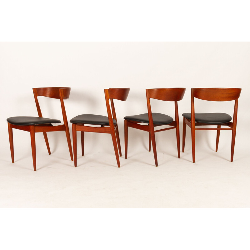 Set of 8 Vintage Teak Dining Chairs by H. W. Klein for Bramin, 1960s