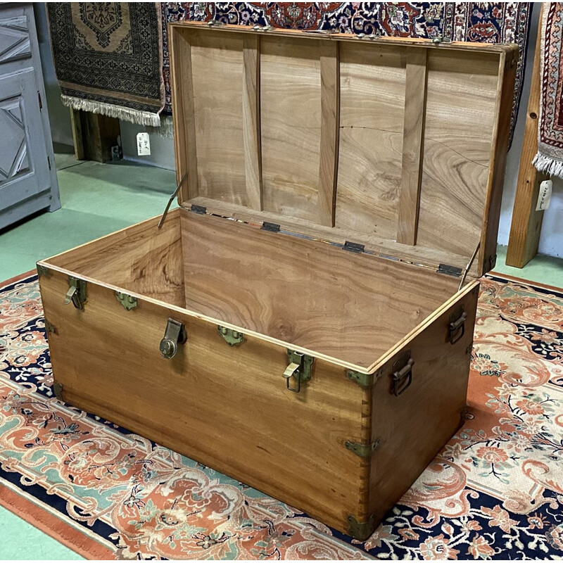 Vintage camphor wood chest, England, 1950s