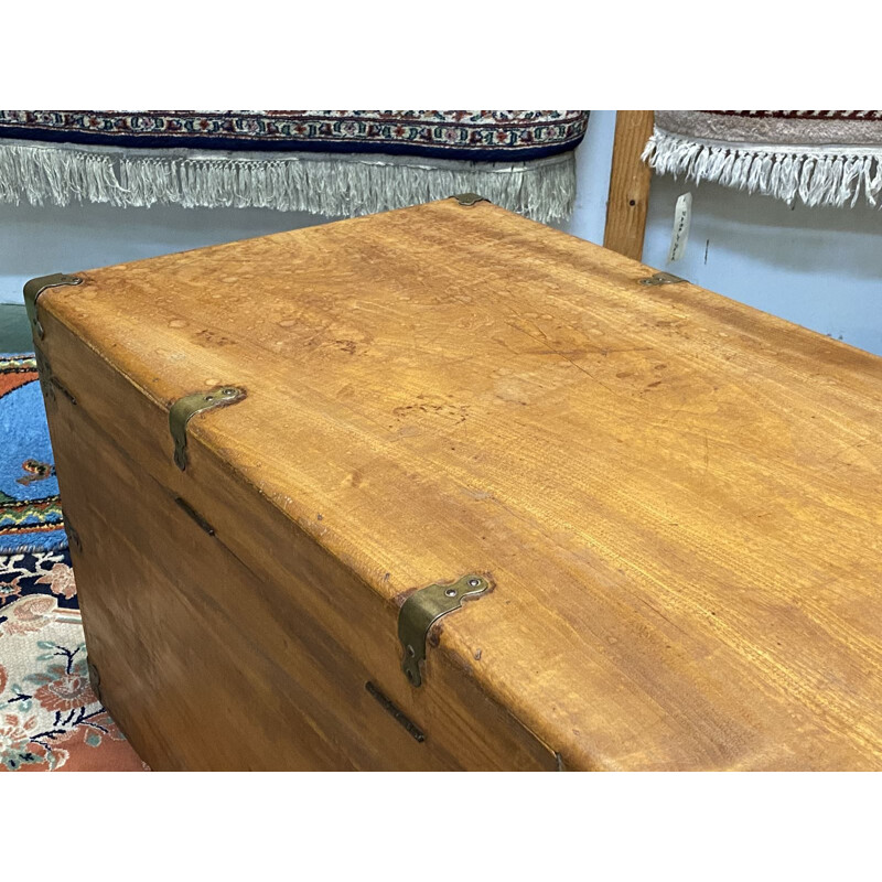 Vintage camphor wood chest, England, 1950s