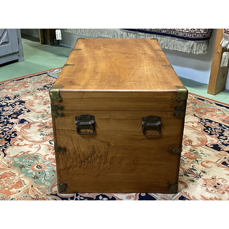 Vintage camphor wood chest, England, 1950s