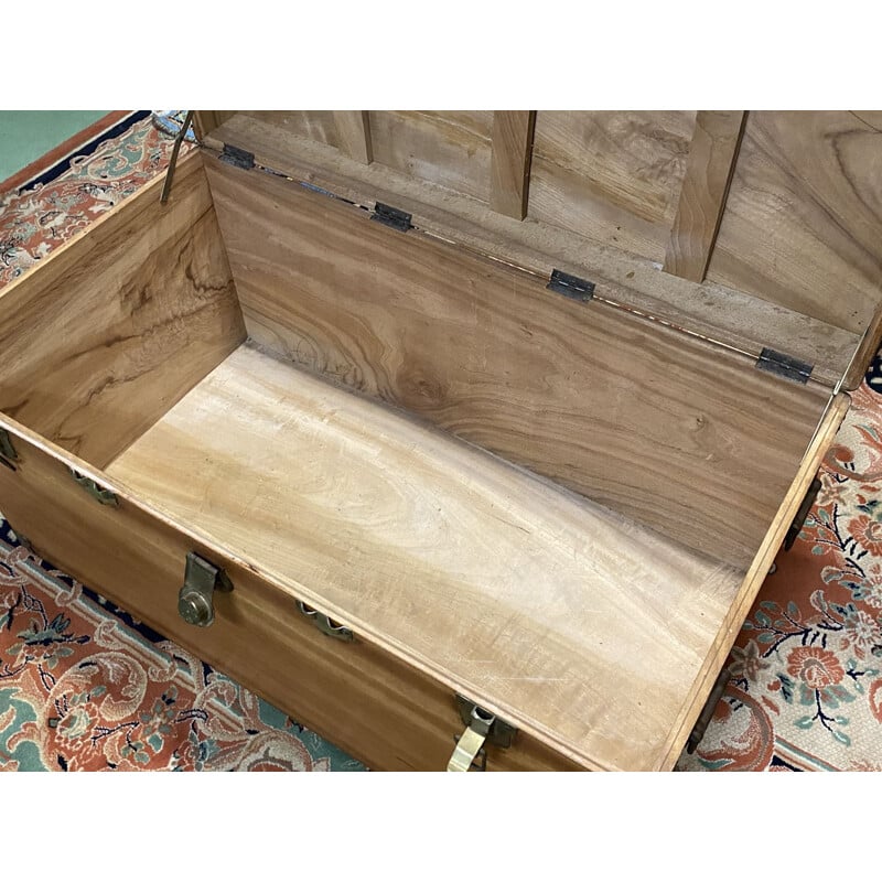 Vintage camphor wood chest, England, 1950s