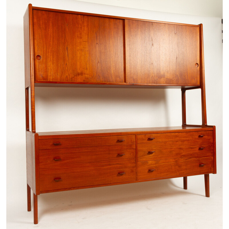 Vintage Teak RY20 Sideboard by Hans J. Wegner for Ry Møbler, 1950s