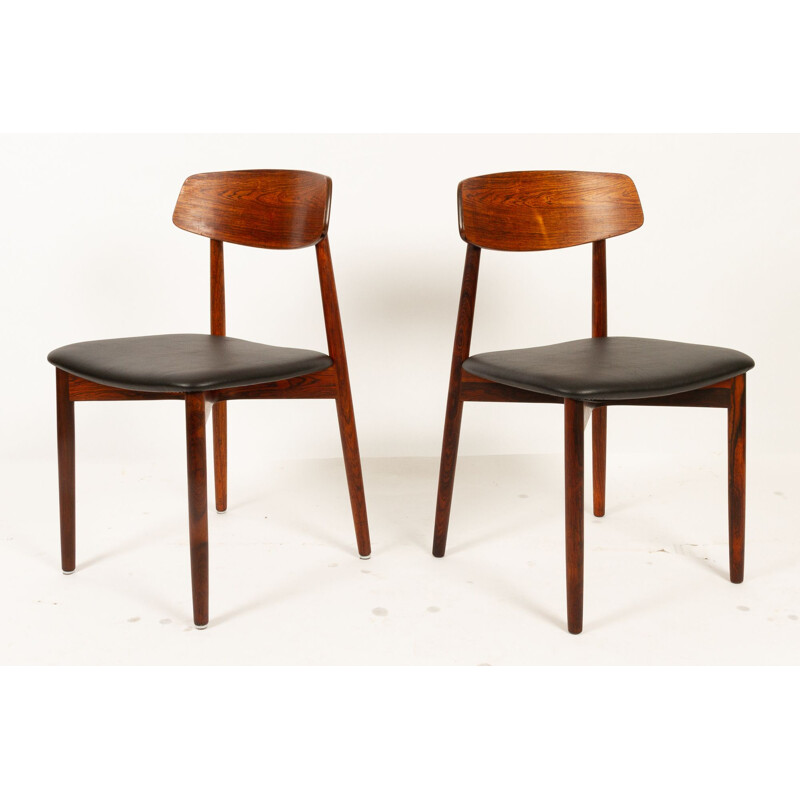 Set of 6 Rosewood Dining Chairs by Harry Østergaard for Randers Møbelfabrik, 1960s