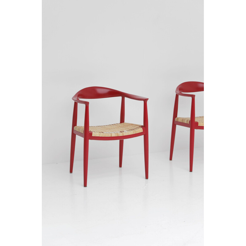 Paire de chaises vintage par Hans J. Wegner pour PP Mobler 