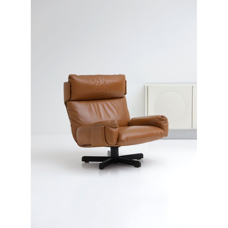 Vintage lounge stoel van Heiner Golz voor Durlet 1976