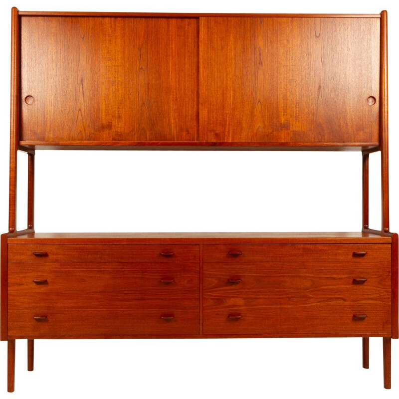 Vintage Teak RY20 Sideboard by Hans J. Wegner for Ry Møbler, 1950s