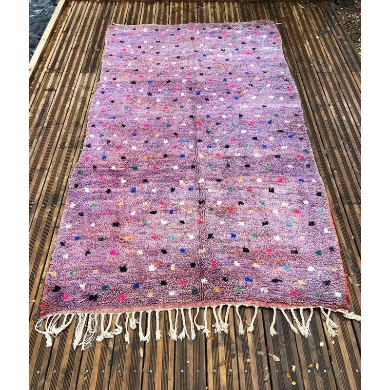  Extravagant vintage rug from the Aït Boy Chaouen region handmade 170x320 cm