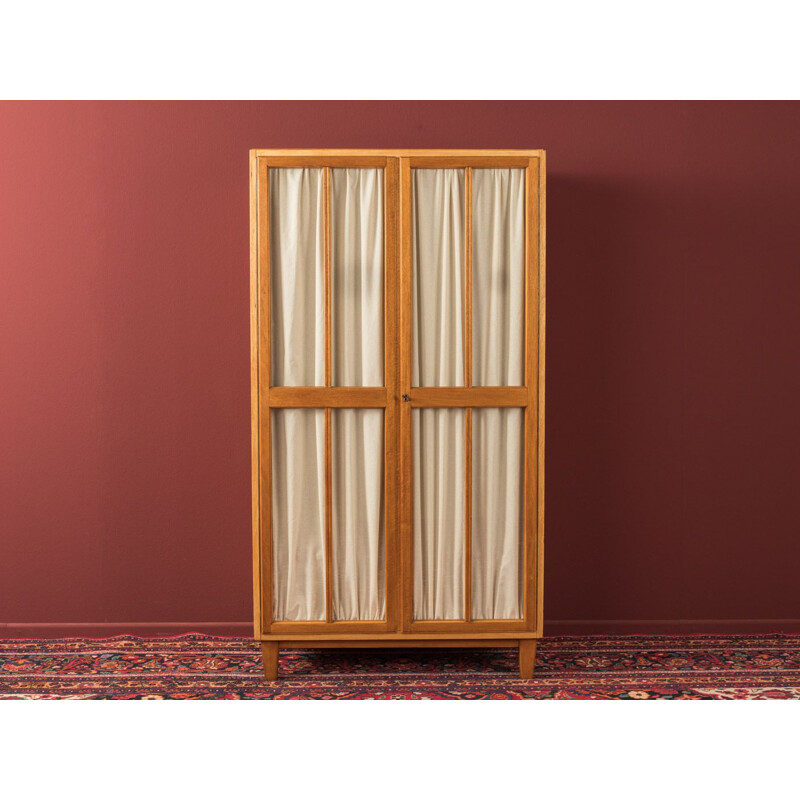 Vintage wardrobe in walnut with two doors 1950s