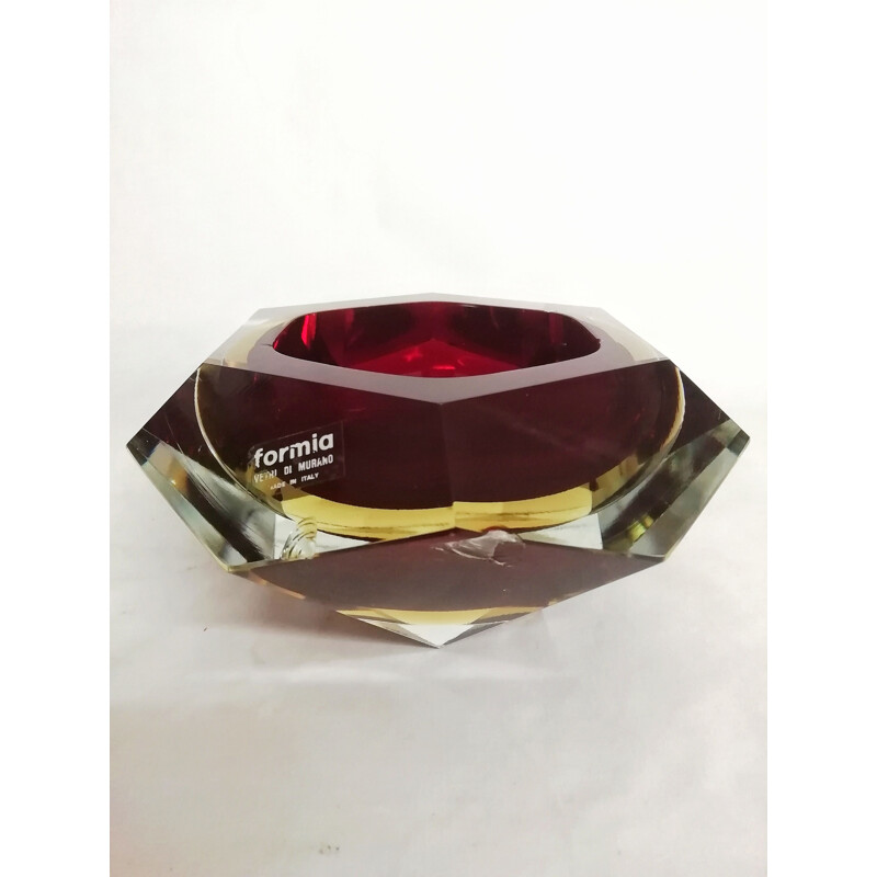 Vintage Murano glass ashtray 