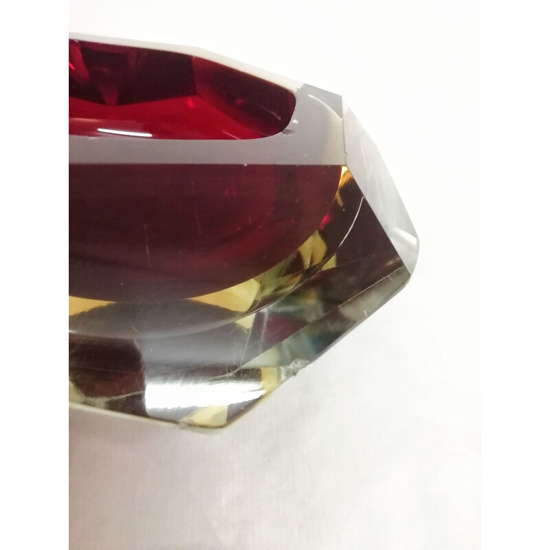 Vintage Murano glass ashtray 