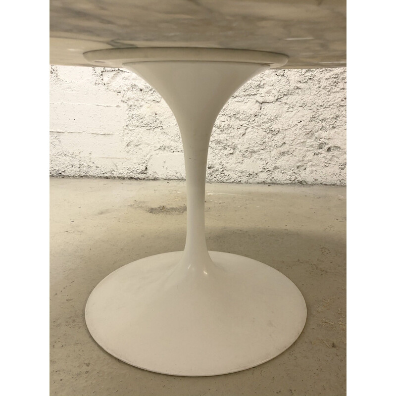 Vintage Tulip Table in Calacatta marble by Eero Saarinen for Knoll