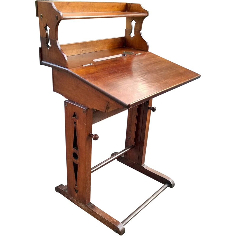 Vintage workshop writing desk