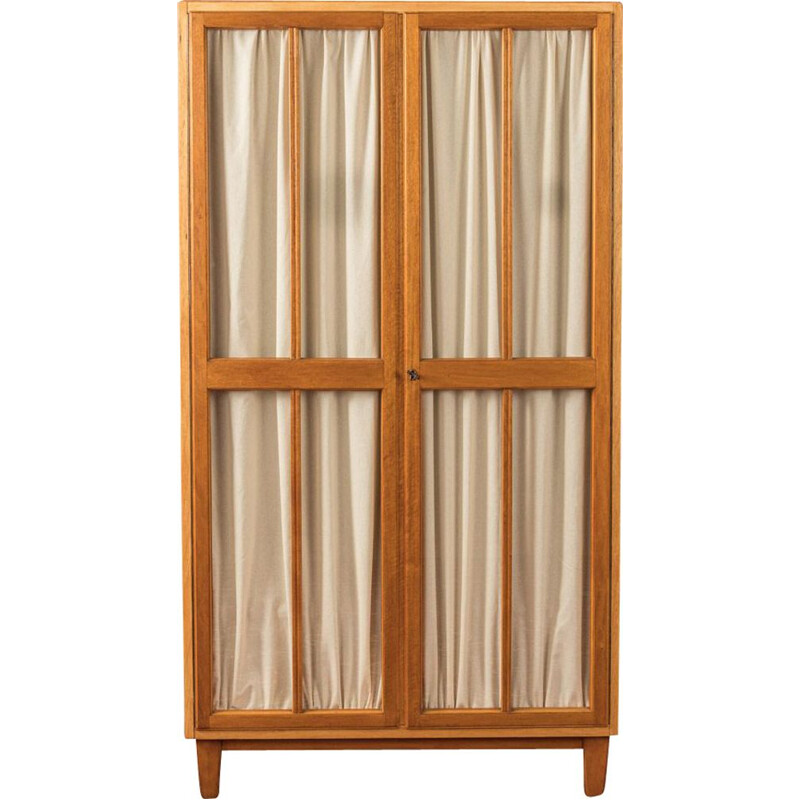 Vintage wardrobe in walnut with two doors 1950s