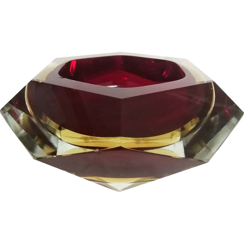 Vintage Murano glass ashtray 