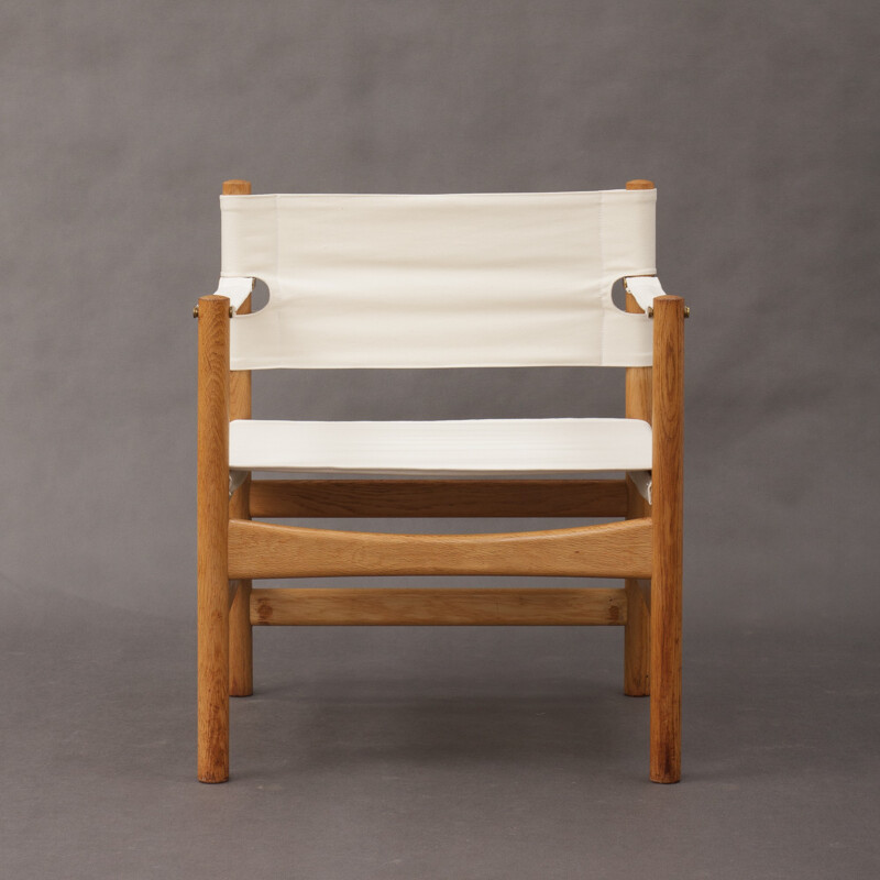 Scandinavian Frederica armchair in oak, Borge MOGENSEN - 1960s