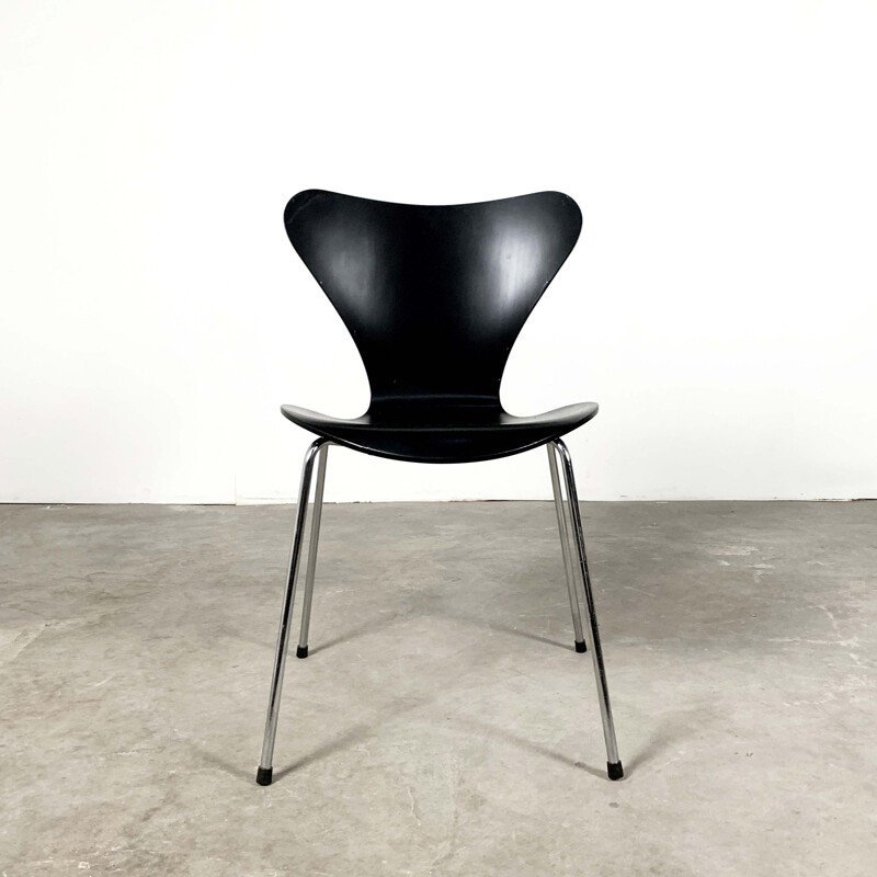 Ensemble de 8 chaises vintage 3107 par Arne Jacobsen pour Fritz Hansen, 1960