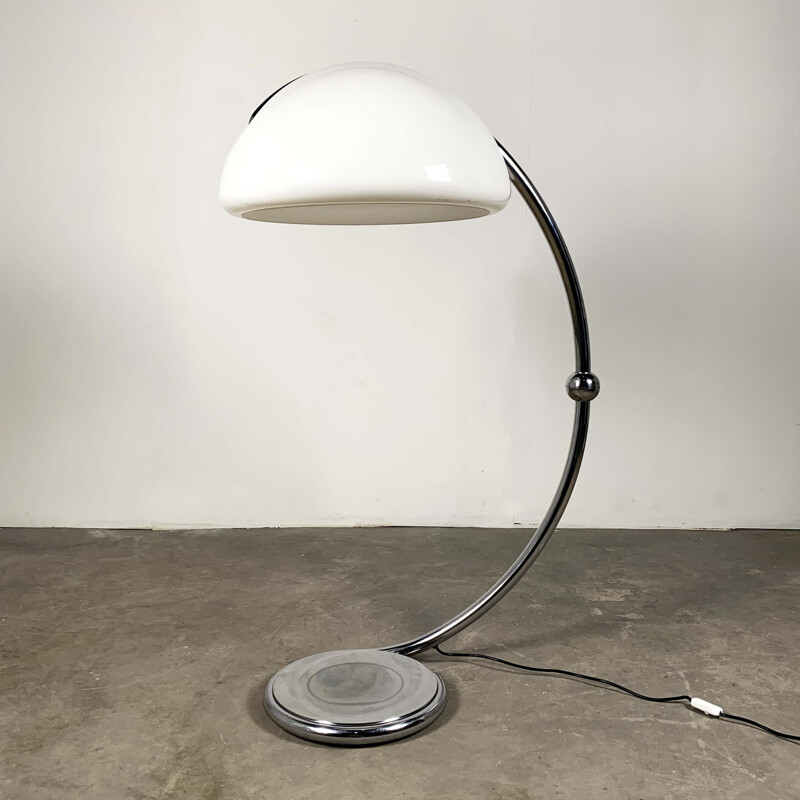 Vintage Serpente Floor Lamp by Elio Martinelli for Martinelli Luce, 1970